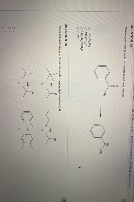 Solved QUESTION 1 In the in the 'H NMR spectrum of the | Chegg.com