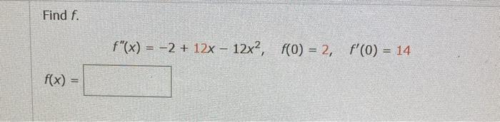 f x )= 5x 2 20x 12