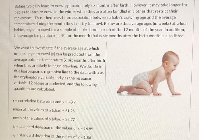 When do best sale babies crawl average