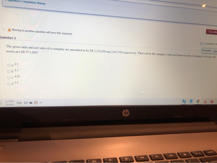 solved question completion status: assets decrease and... Solved Stion Completion Status: Moving to another question | Chegg.com