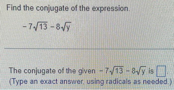 find the conjugate of i   sqrt(2)
