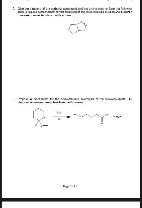 Solved 2. Give the structure of the carbonyl compound and | Chegg.com