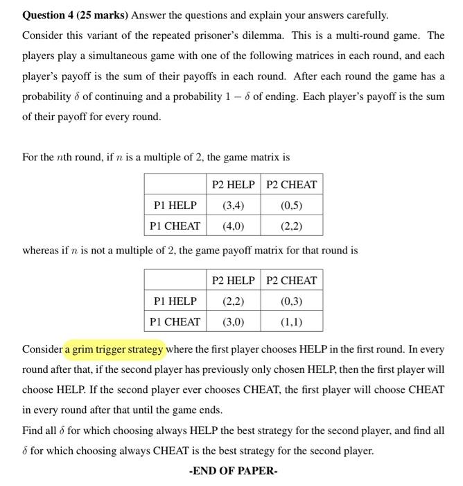 Solved Question 4 25 Marks Answer The Questions And 7177