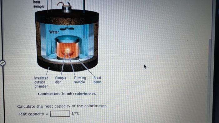 Solved A bomb calorimeter, or constant volume calorimeter, | Chegg.com