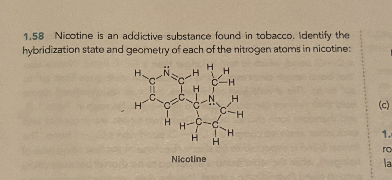substance found in tobacco Solved 1.58 ﻿Nicotine is an addictive substance found in