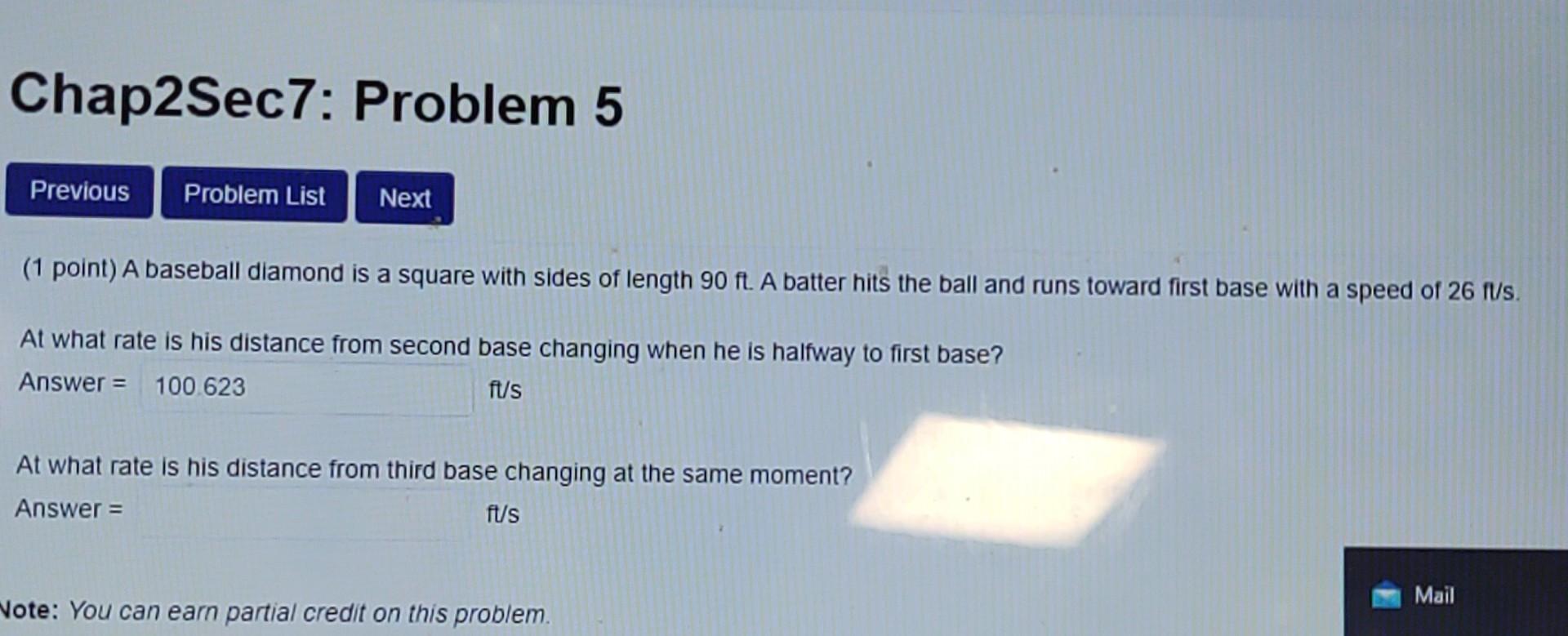 Solved Chap2Sec7: Problem 5 Previous Problem List Next (1 | Chegg.com