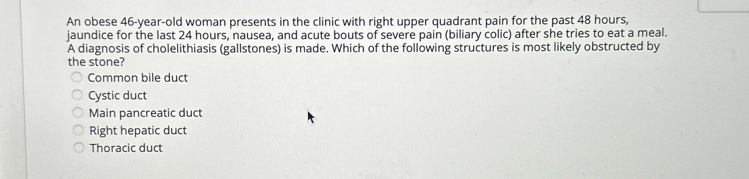 Solved An obese 46-year-old woman presents in the clinic | Chegg.com