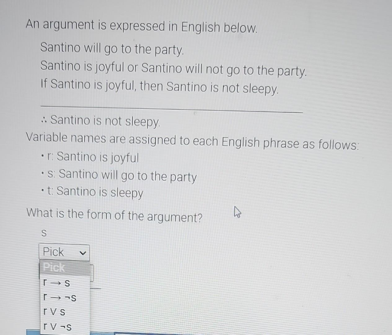 Solved Select the proposition that is logically equivalent | Chegg.com