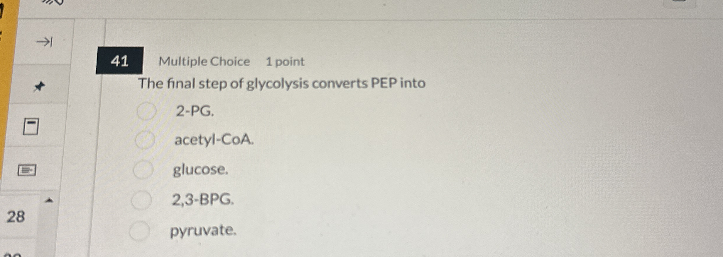 Solved Multiple Choice Pointthe Final Step Of Chegg Com