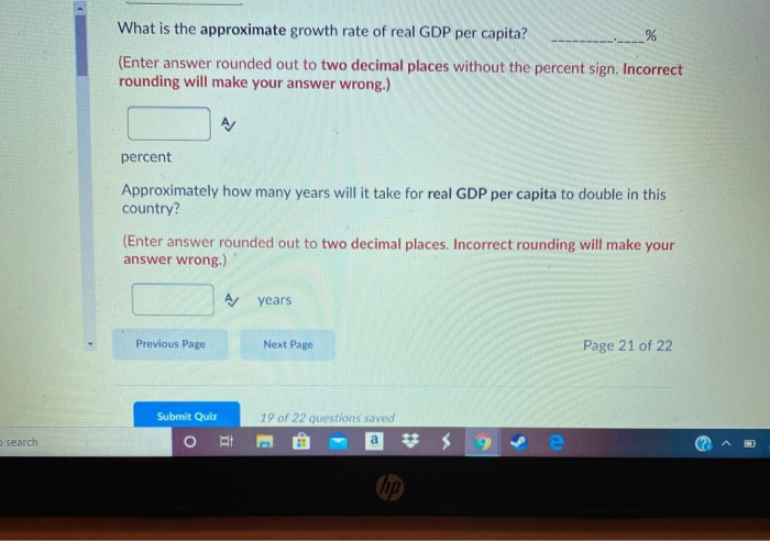 Solved Suppose we have the following info for a country: | Chegg.com