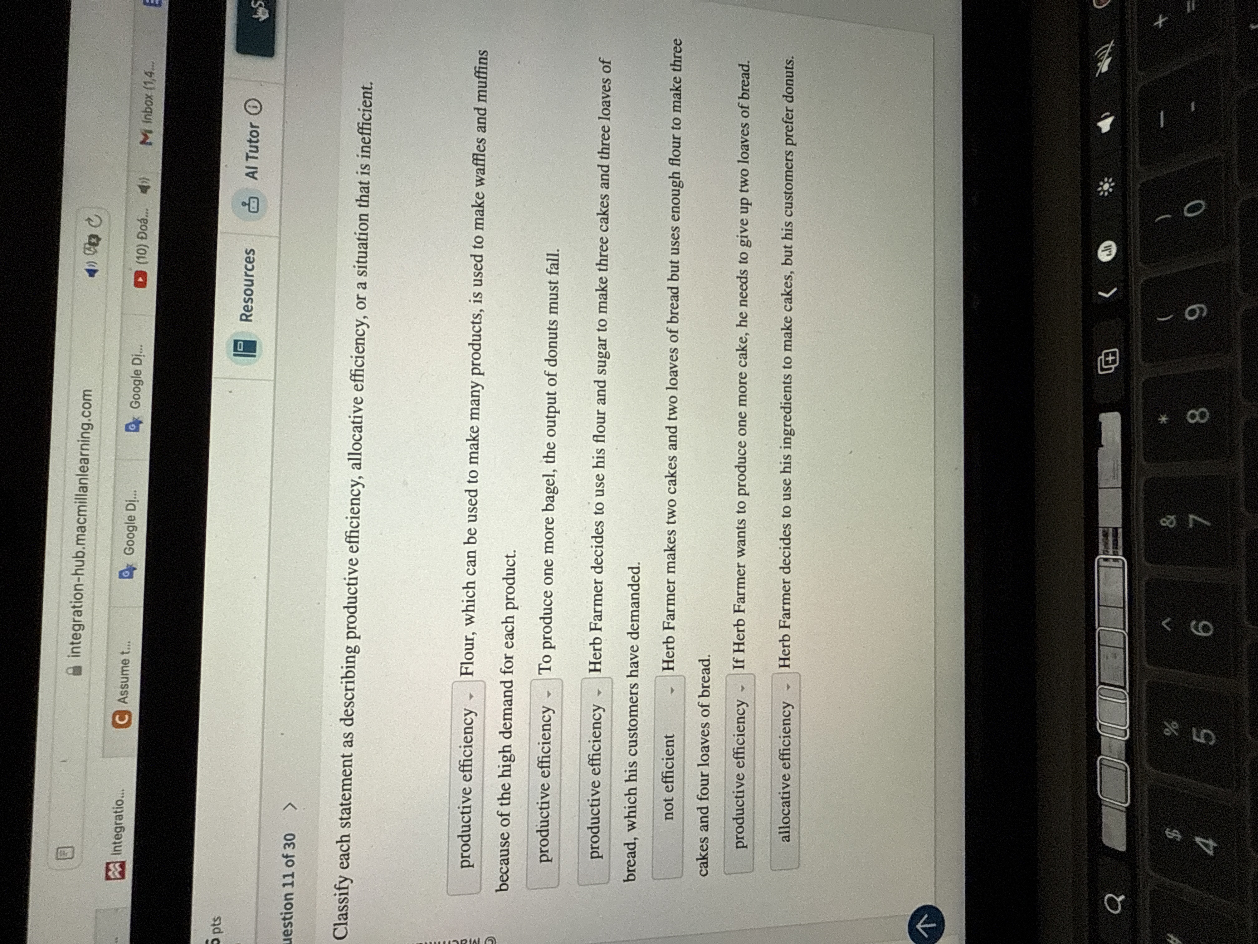 Solved Classify each statement as describing productive | Chegg.com