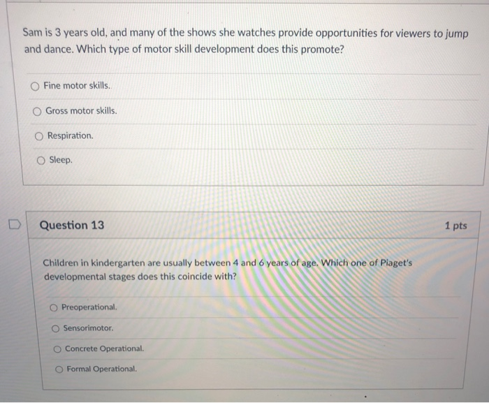 Solved Sam is 3 years old and many of the shows she watches