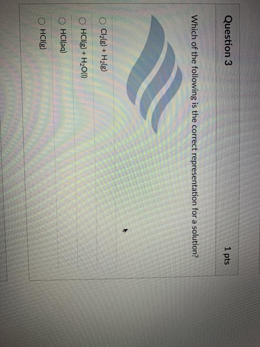 Solved Question 3 1 pts Which of the following is the | Chegg.com