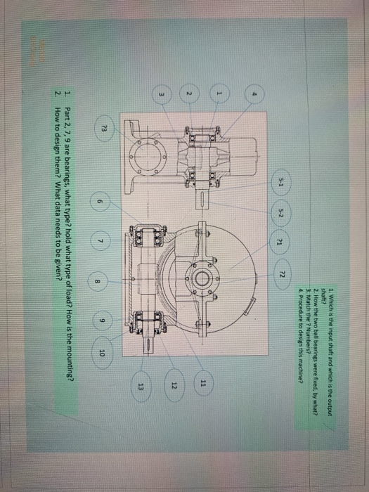 Solved 1. Which is the input shaft and which is the output