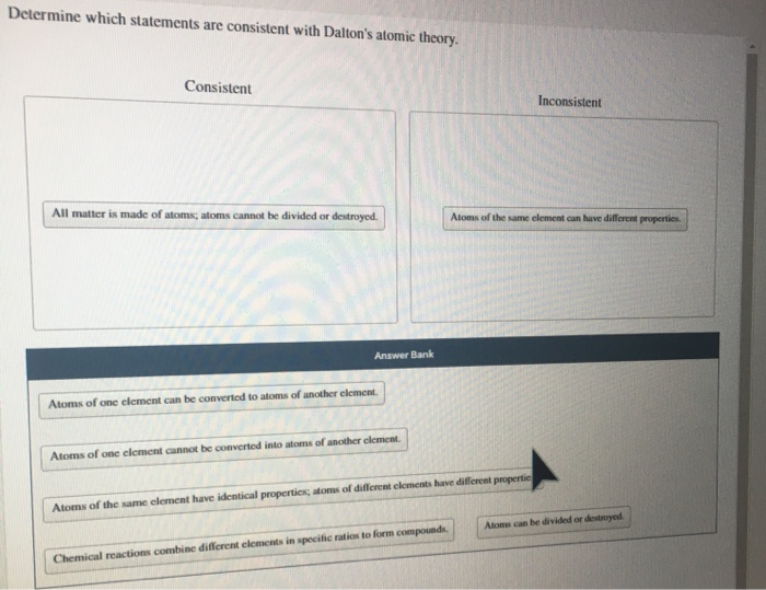 Which Statements Are Consistent With Dalton's Atomic Theory 79+ Pages Answer [5mb] - Updated 2021 