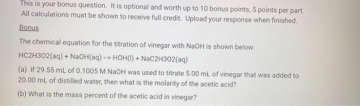 Solved This is your bonus question. It is optional and worth | Chegg.com