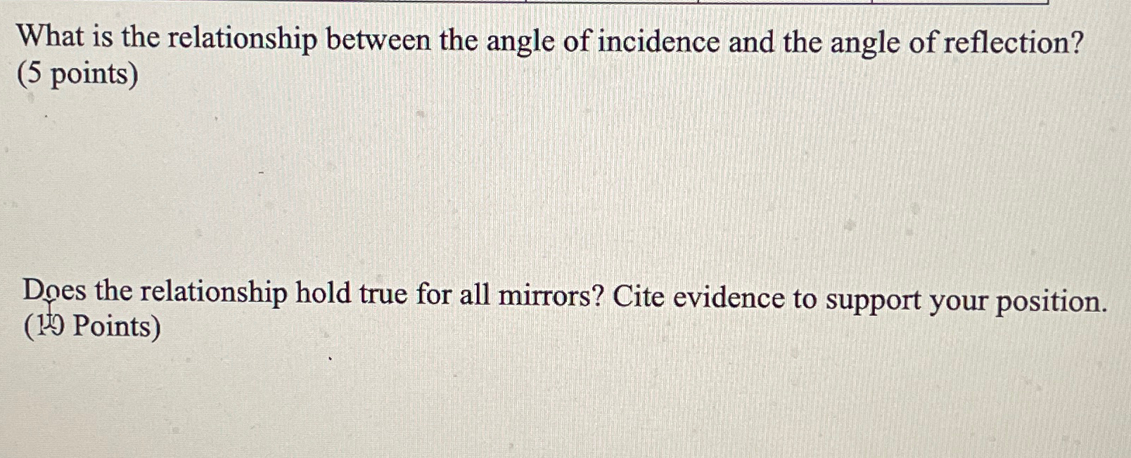 Solved What is the relationship between the angle of | Chegg.com