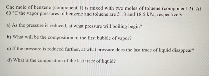 Solved a) For an ideal mixture of two liquids A and B, show | Chegg.com