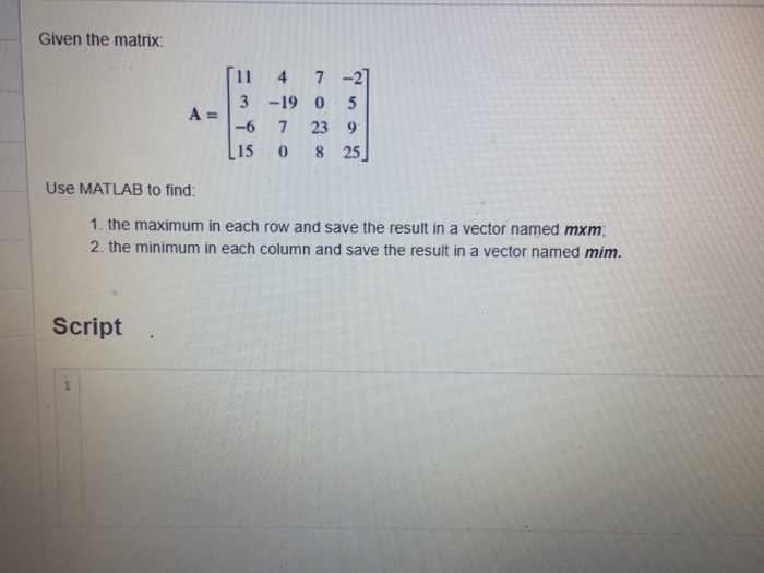 Solved Problem 1 O solutions submitted max 1 Use MATLAB Chegg