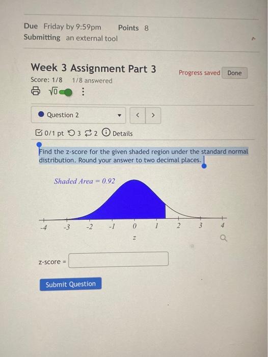 Solved Due Friday by 9:59pm Points 8 Submitting an external | Chegg.com