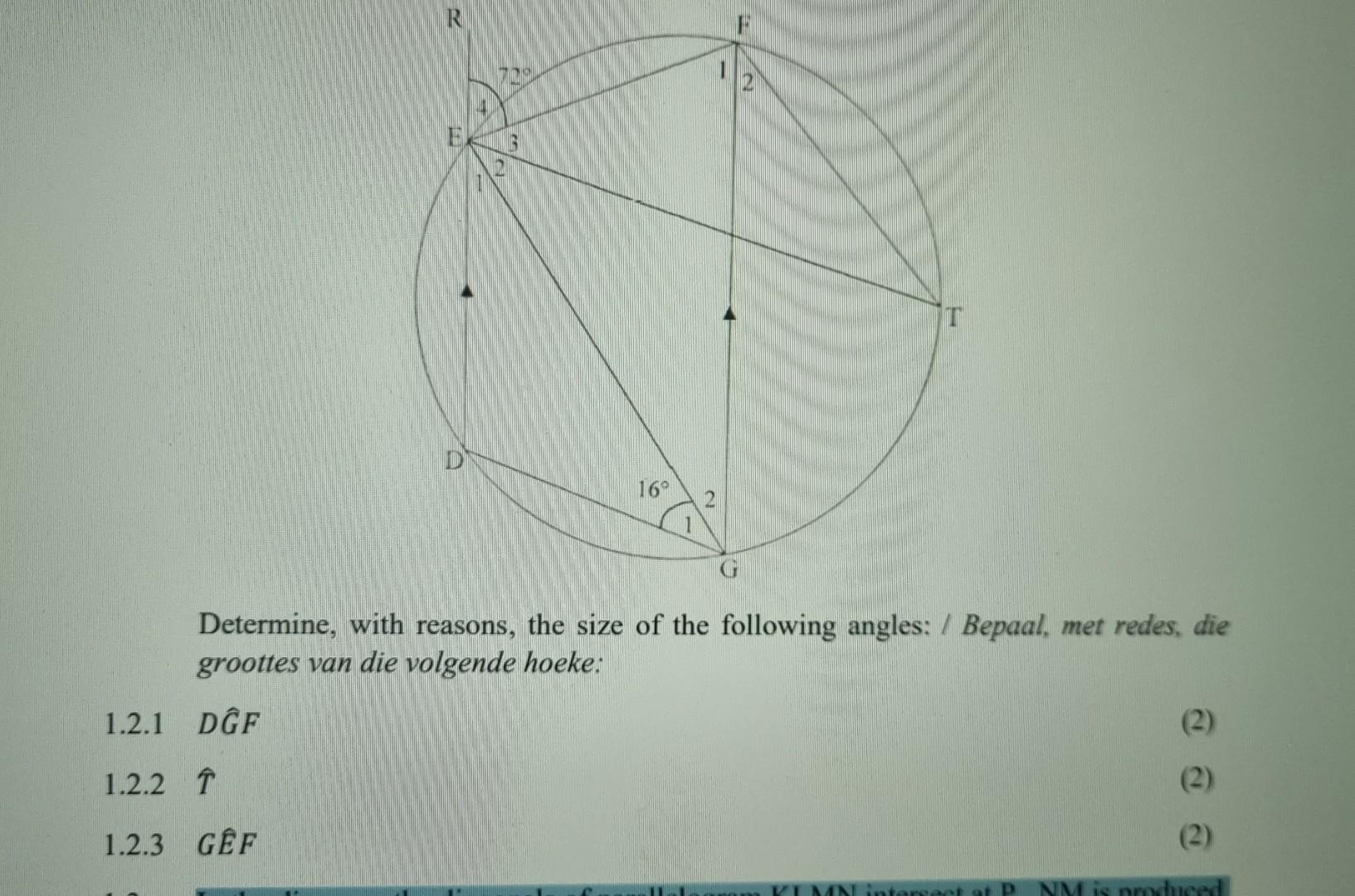 Solved Determine, with reasons, the size of the following | Chegg.com