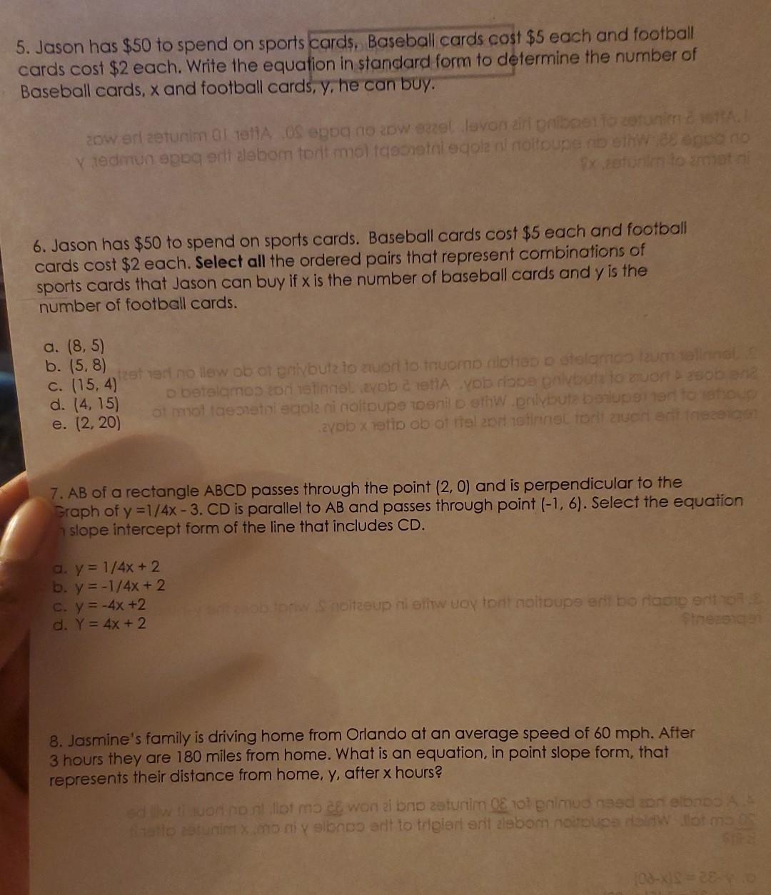 Solved May I have the answers for these and how to do it? | Chegg.com