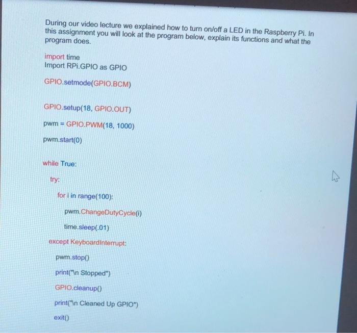 Solved During our video lecture we explained how to turn | Chegg.com