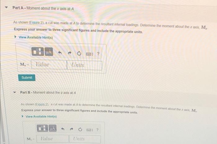 Solved Learning Goal: To determine the state of stress in a | Chegg.com