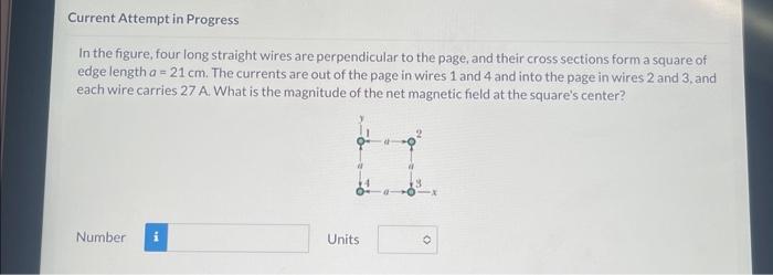 Solved In The Figure, Four Long Straight Wires Are | Chegg.com