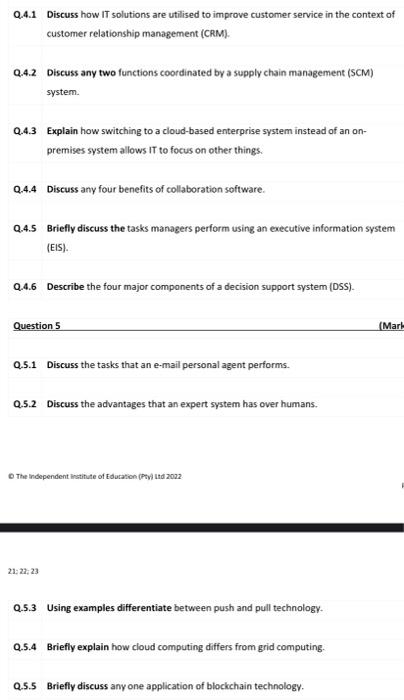 solved-q-4-1-discuss-how-it-solutions-are-utilised-to-chegg