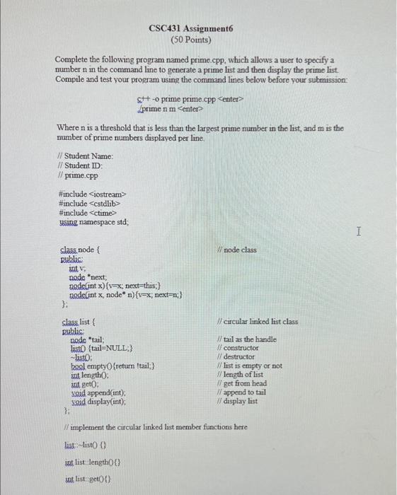 complete, fill, compile and test the c++ code edit, | Chegg.com
