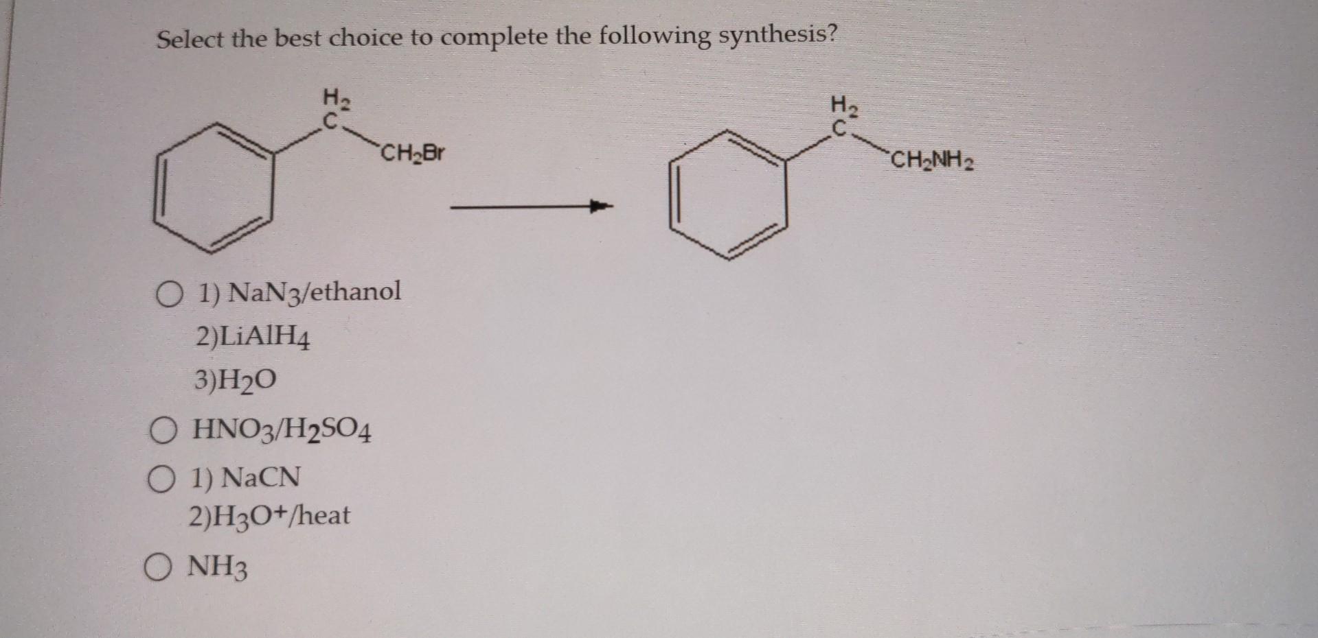 Solved Select the best choice to complete the following | Chegg.com
