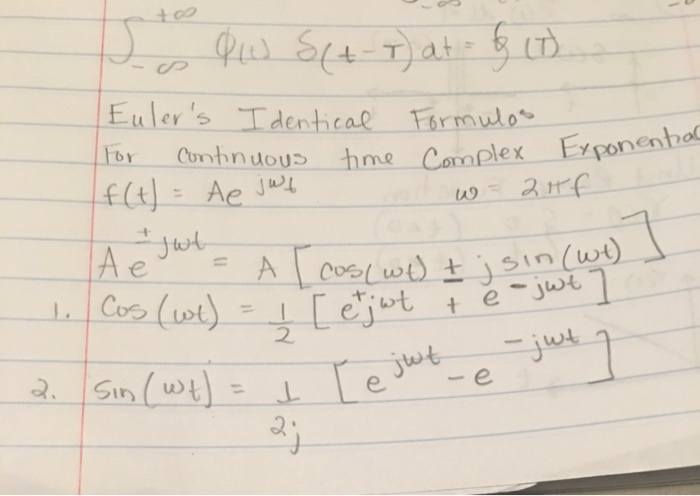 Solved Do Qw S At 7 Euler S Identical Formulas F Chegg Com