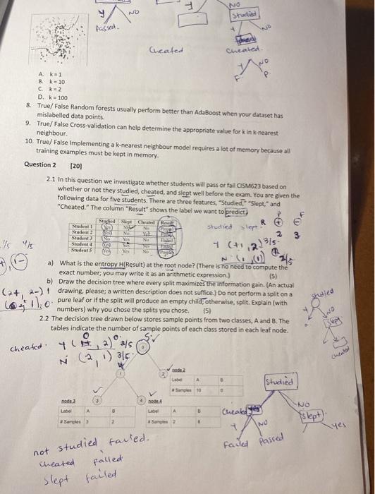 Solved Question 1 Multiple Choice And Truefalse 2 Points