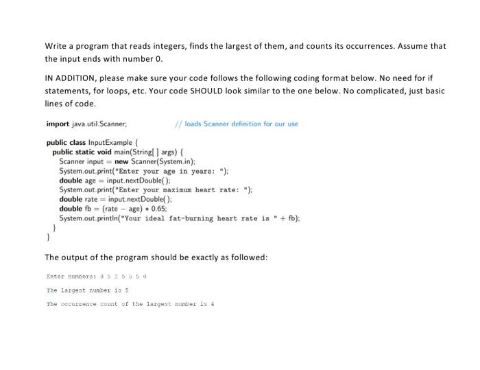 Solved please do the following in java : ALSO please make | Chegg.com