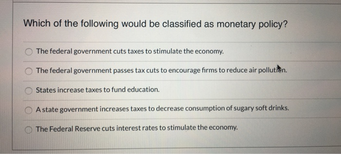 Solved Which of the following would be classified as | Chegg.com