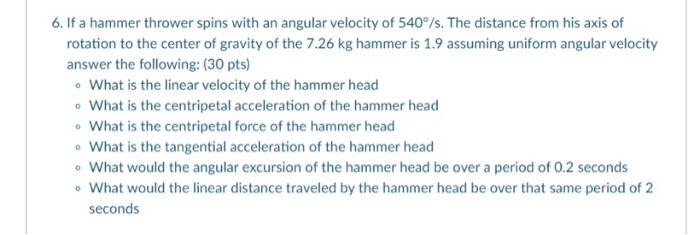 Solved This is a Biomechanics a question you must show all | Chegg.com