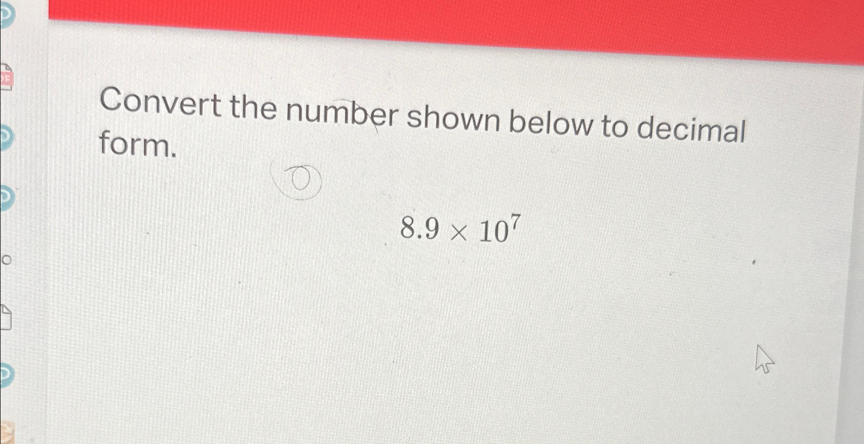 Solved Convert the number shown below to decimal | Chegg.com
