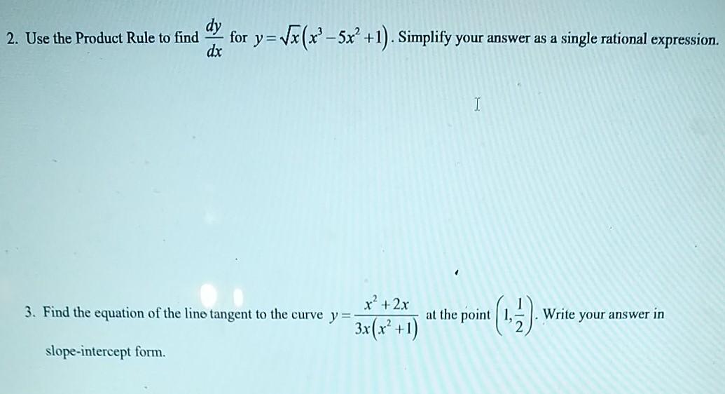 Solved 2 calculus problems I need help with, could you | Chegg.com