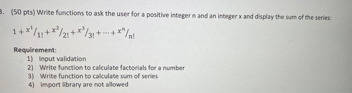 Solved using python - 1- Write functions to ask the user for | Chegg.com
