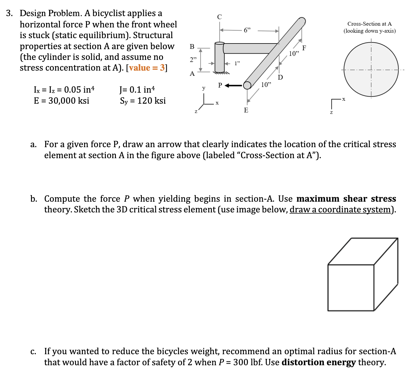 Solved Design Problem. A Bicyclist Applies Ahorizontal Force | Chegg.com