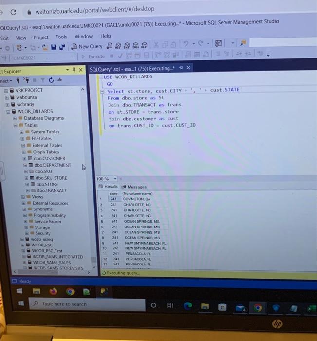 Solved this is Structured query languageThe last picture is | Chegg.com