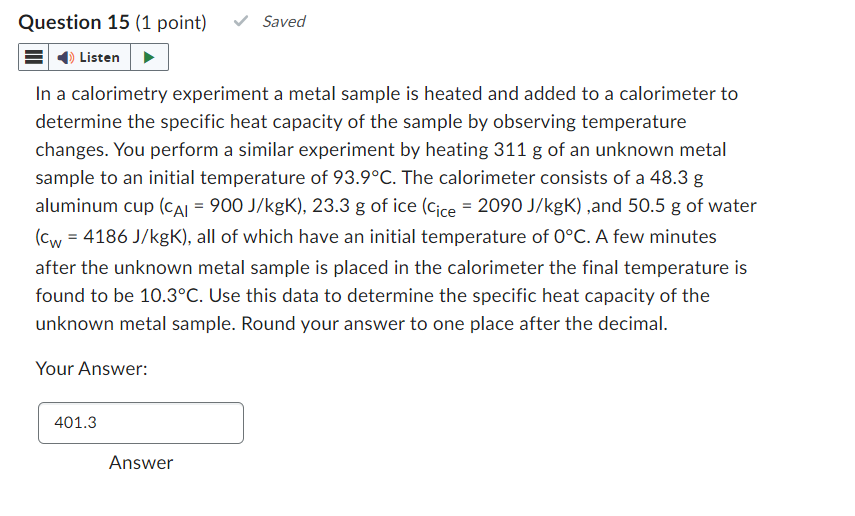 Solved I tried the answer as shown. it was incorrect | Chegg.com