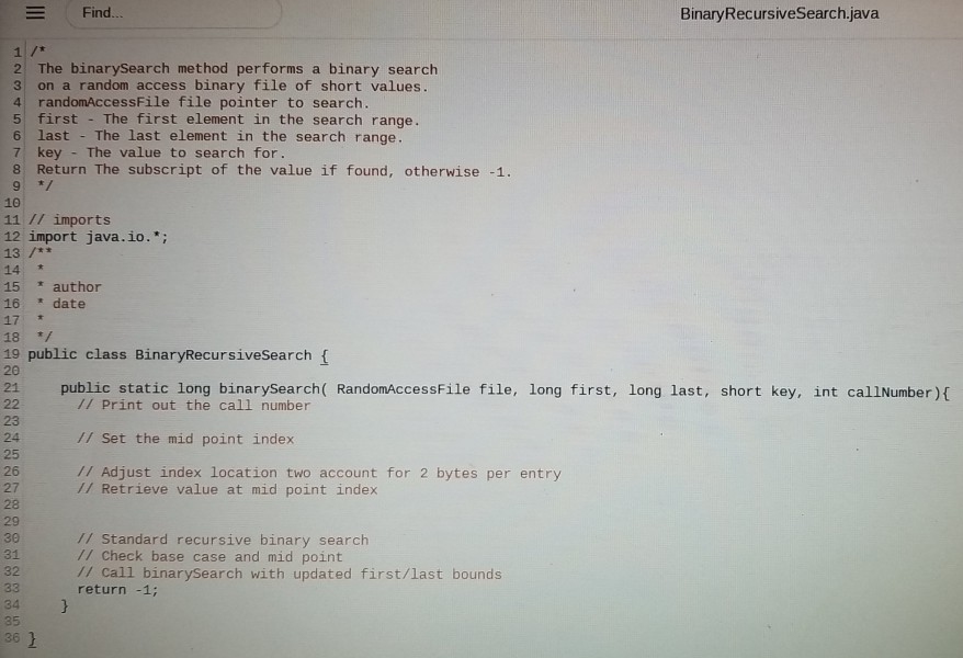 Solved For this project you will write code to search in a | Chegg.com