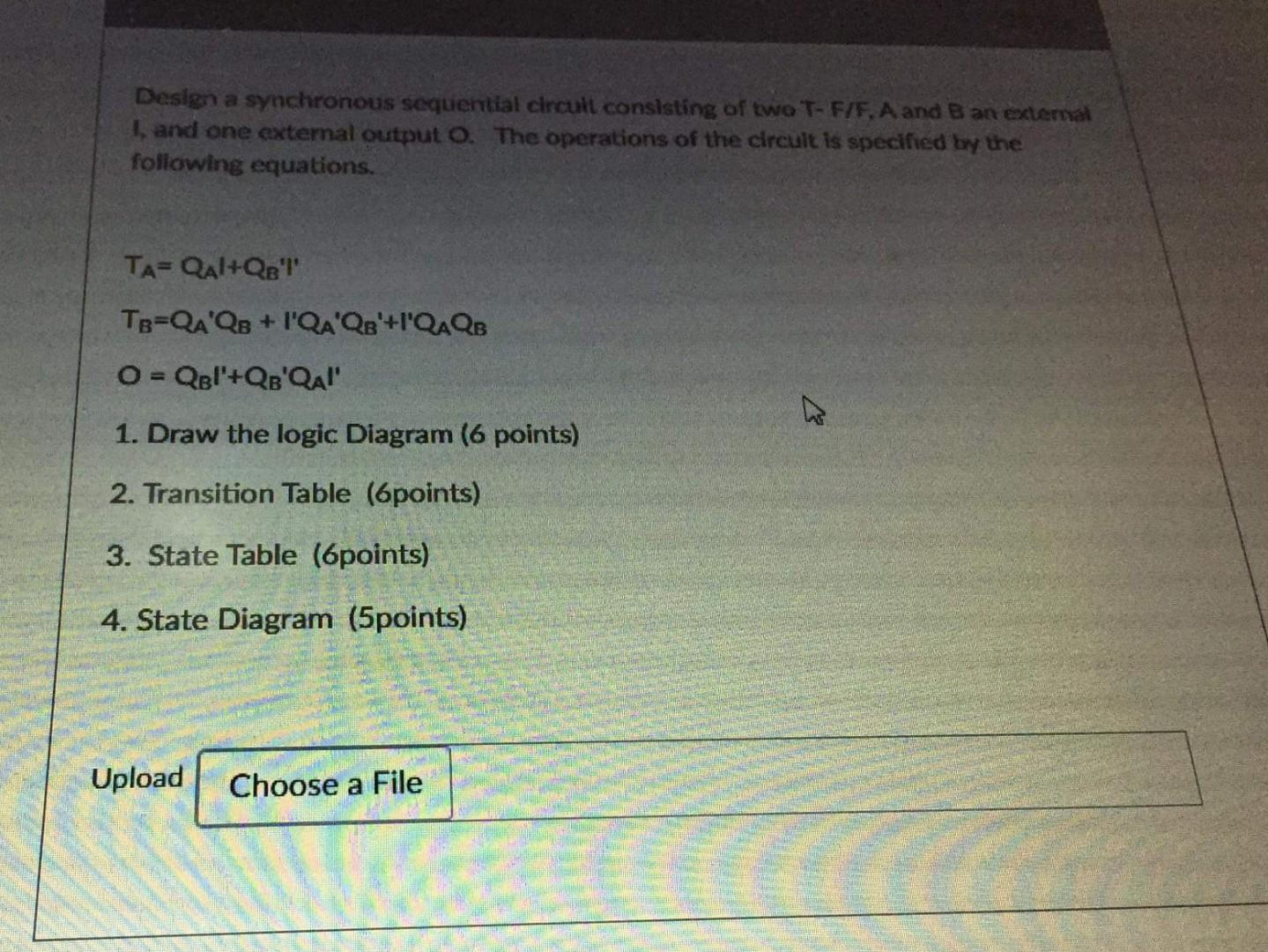 Solved Design a synchronous sequential circuit consisting of | Chegg.com