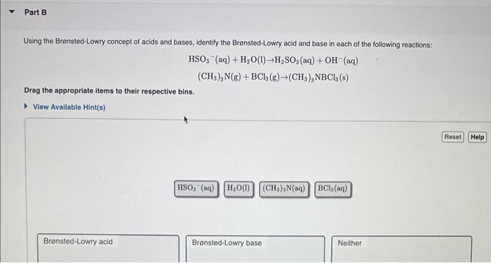 Solved KOH(aq)+HNO3(aq)→KNO3(aq)+H2O(l)CH3NH2( | Chegg.com