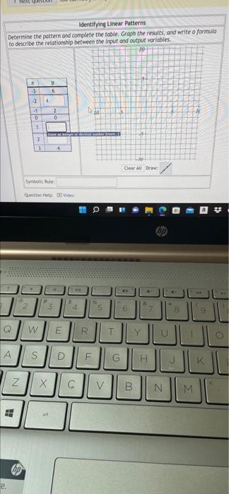 Solved Identifying Linear Patterns Determine the pattern and | Chegg.com