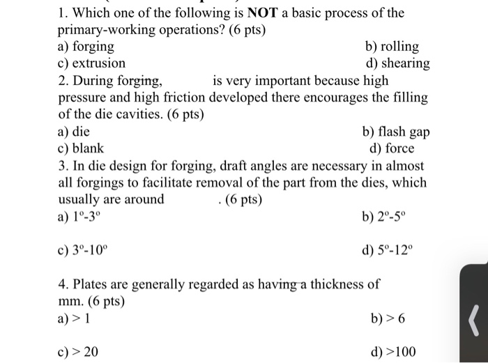 Solved 1. Which one of the following is NOT a basic process | Chegg.com