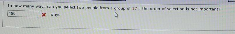 Solved In how many ways can you select two people from a | Chegg.com