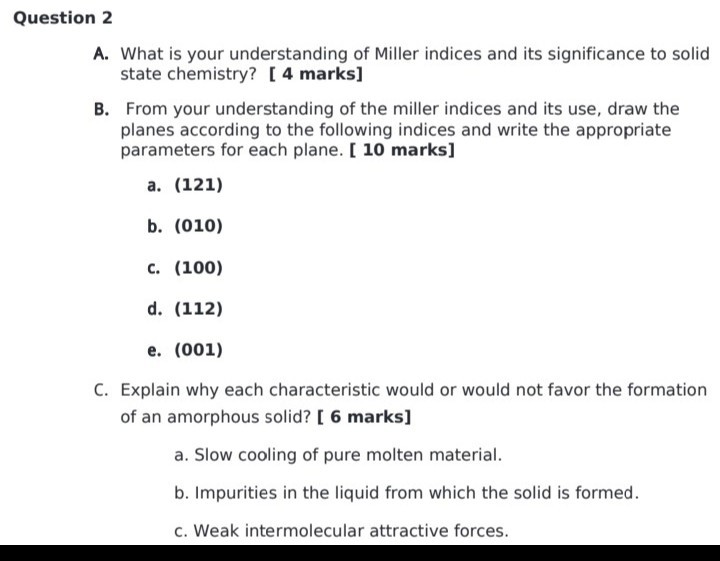 Solved Question 2 A What Is Your Understanding Of Miller Chegg Com